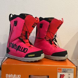 Thirtytwo Lashed FT Neon Pink Men’s Snowboard Boot Size 10