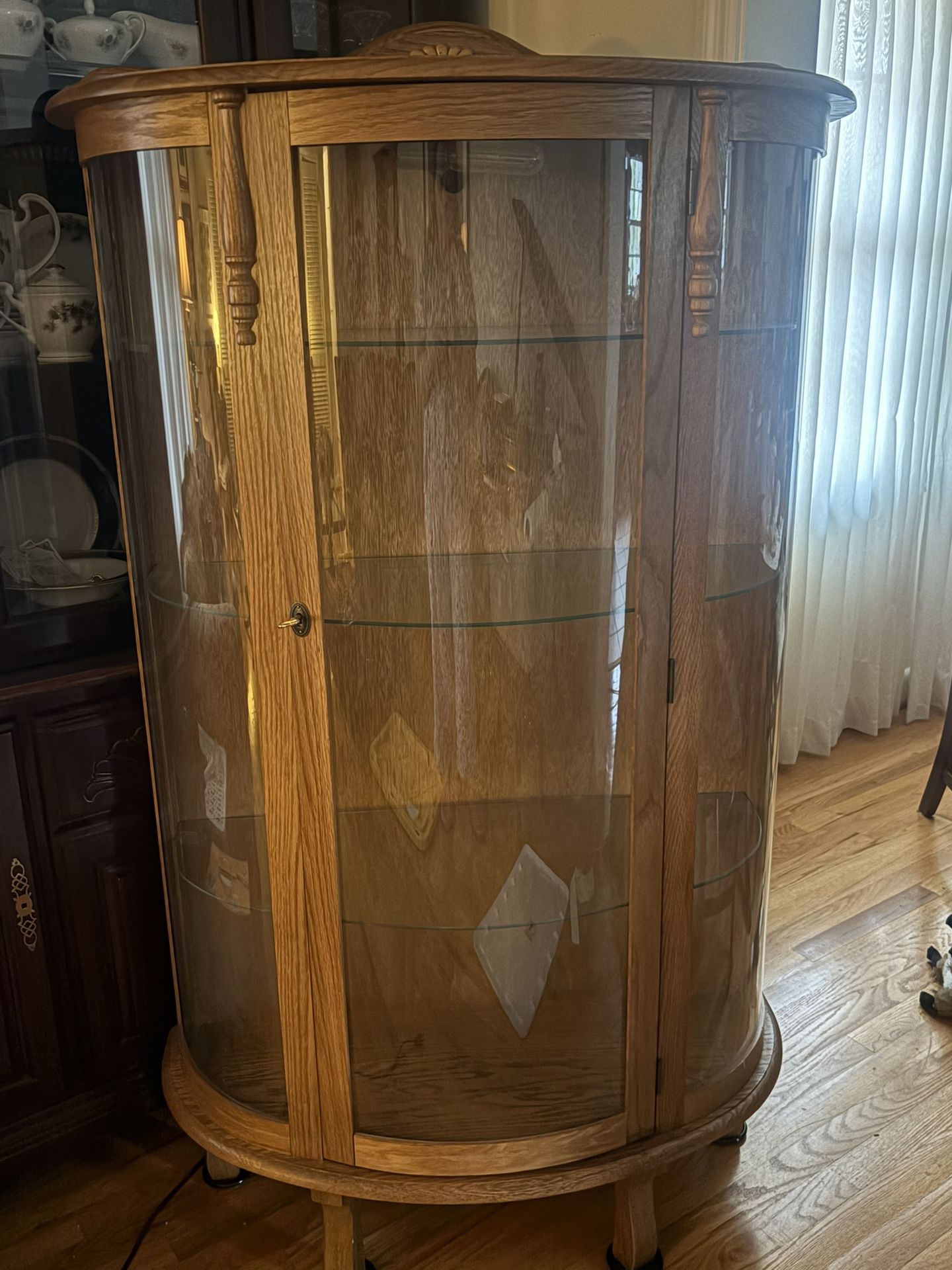 Oak China cabinet