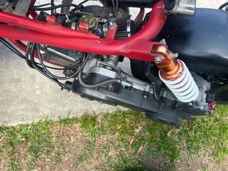 Mini Bike with Upgraded Rear Shock