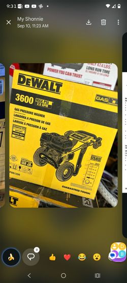 DeWalt 3600 PSI Gas Pressure Washer