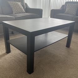 IKEA Black Coffee Table For Sale 