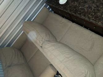 Beige Fabric  Sofa & Loveseat