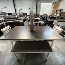 6 Pc Counter Height Dining Set