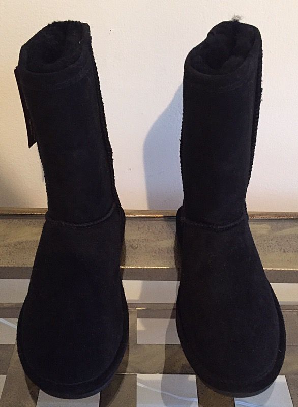 NEW Black Bearpaw Boots Size 5