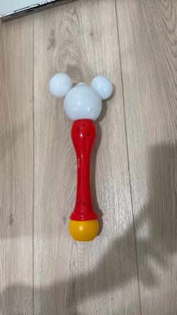 Mickey bubble wand