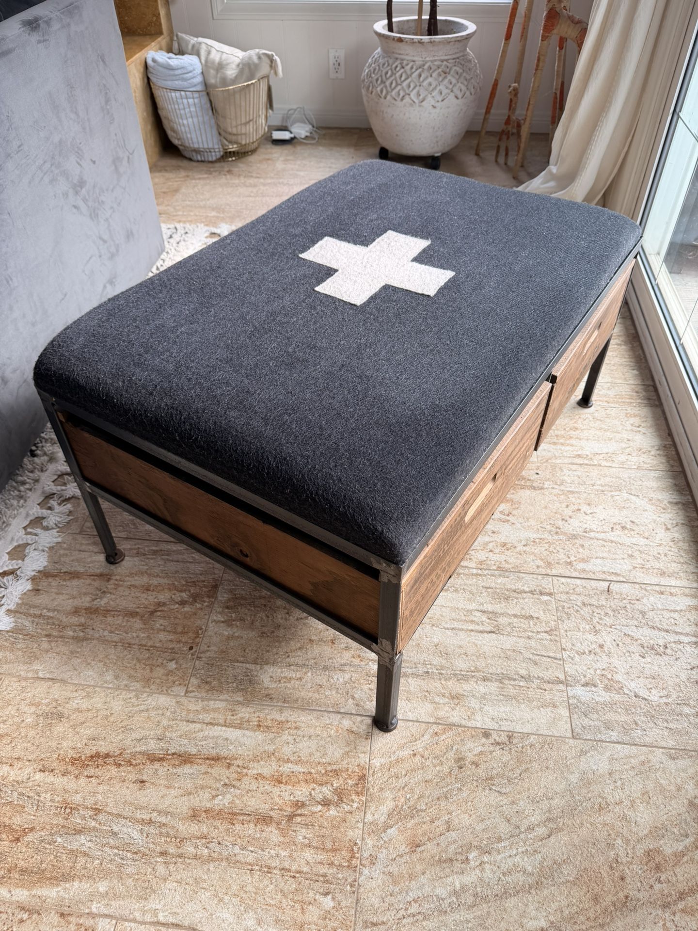 Custom Made Boutique Coffee Table Ottoman