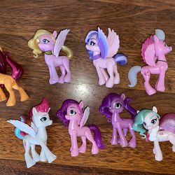My Little Pony A New Generation Movie Royal Gala Crystal Adventure Lot Of 8