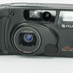 Fuji Discovery 400 TELE Zoom Date Multi Auto Focus Camera with Fujinon 35-80mm. 