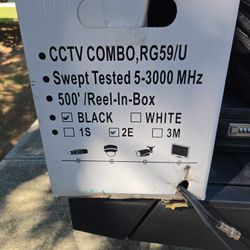 CCTV COMBO RG59U 500FT