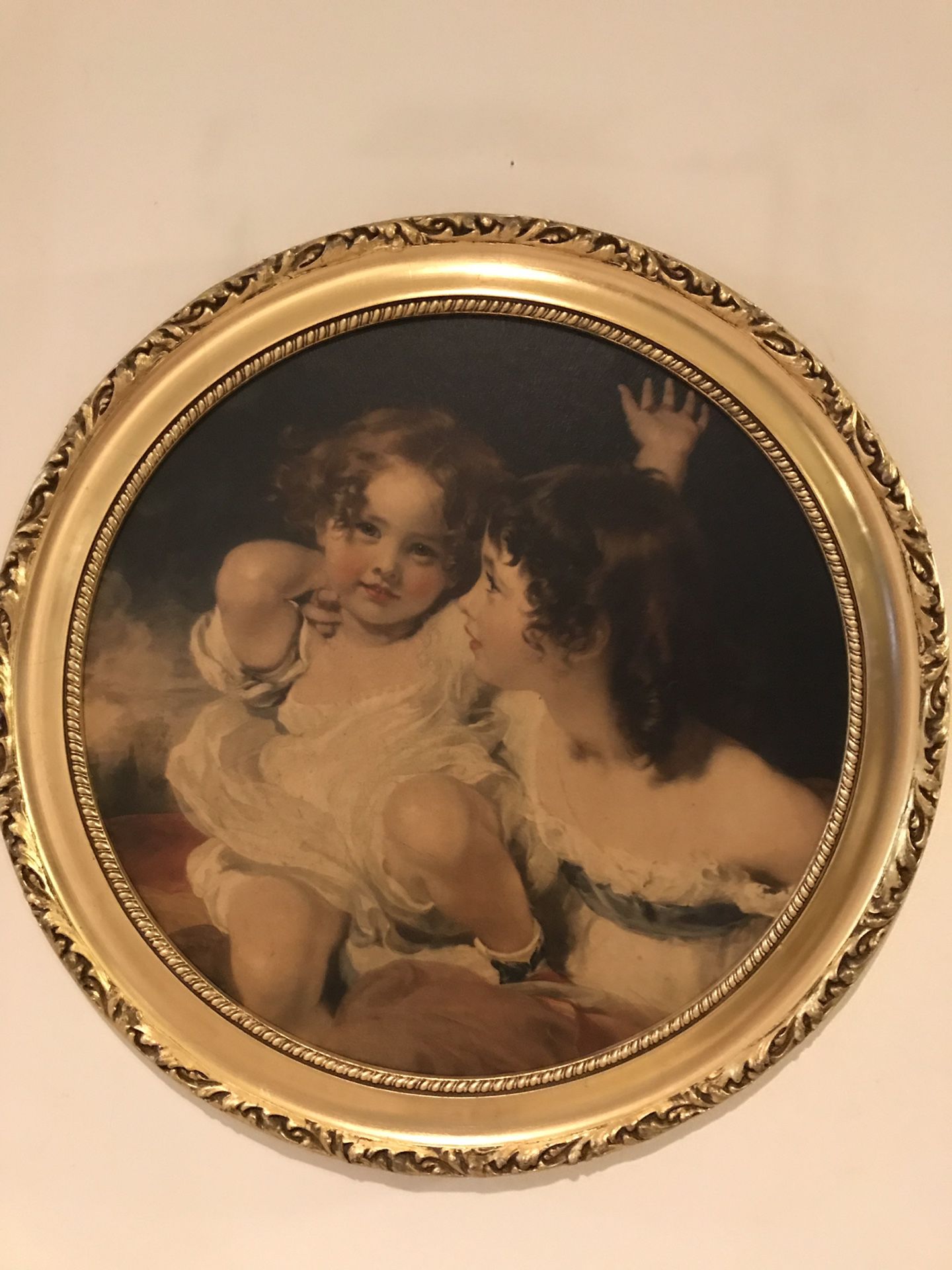 “Gorgeous “ Vintage Victorian Picture of Two Girls by Sir Thomas Lawrence
