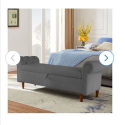 22.10-Inches Modern Grey Velvet Sofa