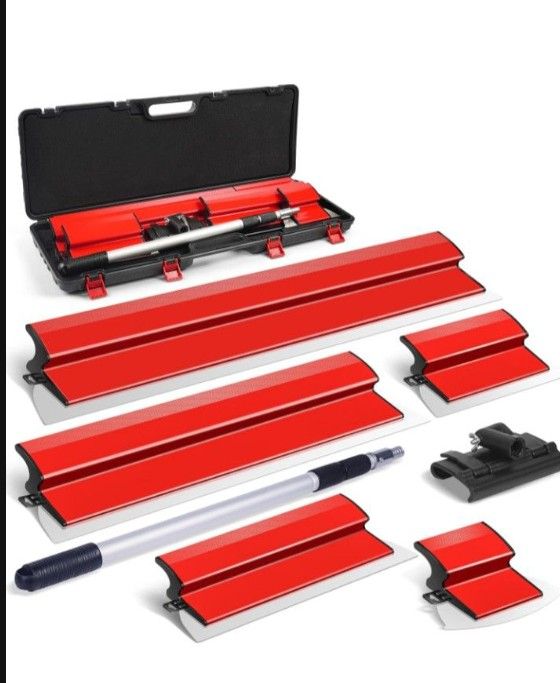 Drywall Skimming Blade Set with Portable Case,