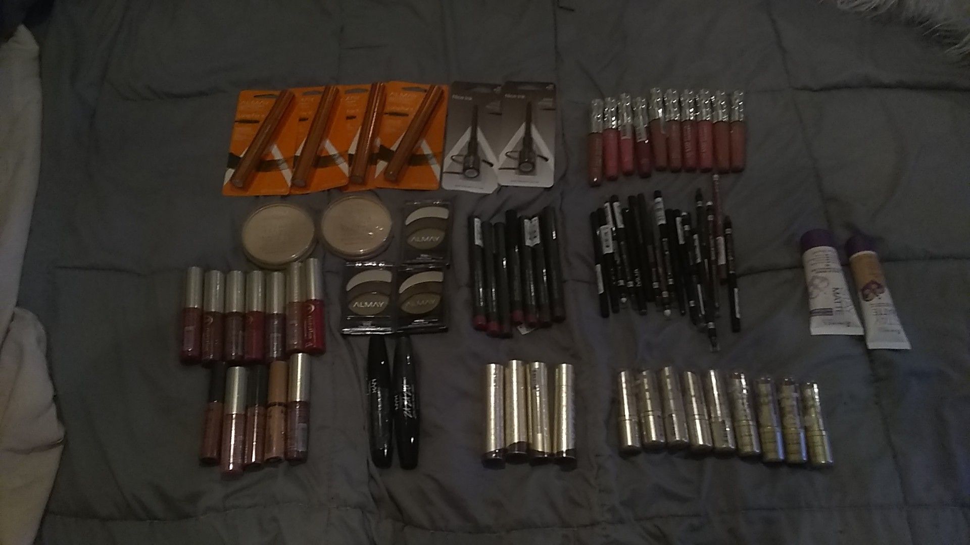 Makeup different brands $2 to $3 each