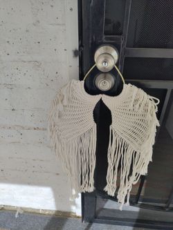 Macrame Angel Wings Wall Hanging - PICK ⛏️ UP ONLY