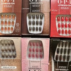 6 Sets OPI xPRESS/ON press-on nails