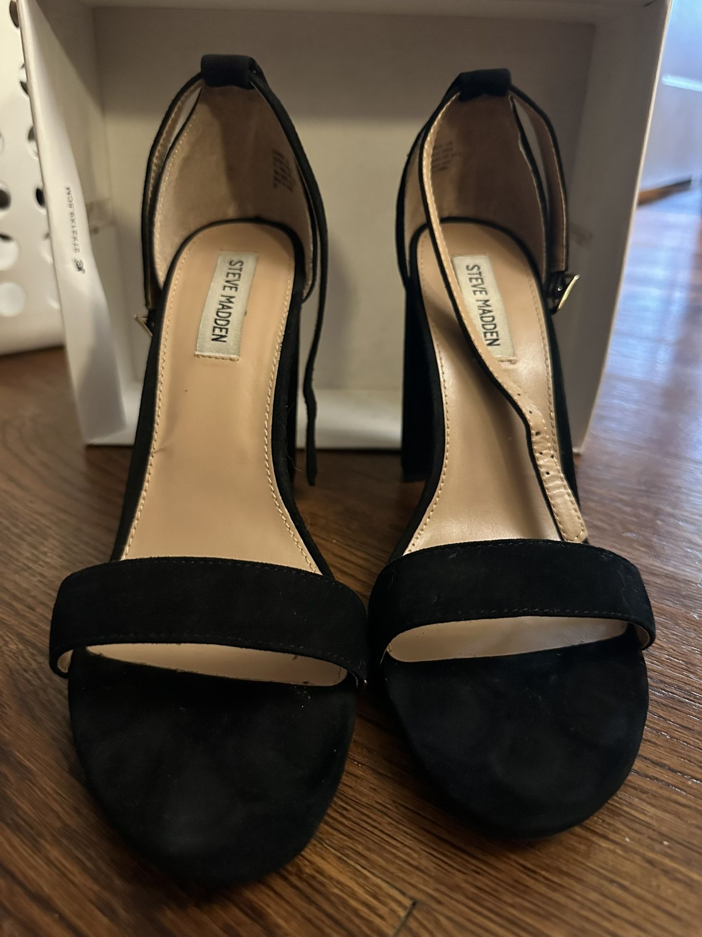 Steve Madden Black Velvet High Heel