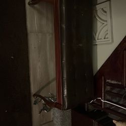 Antique piano bench if I’m not mistaken, this would be cherry wood