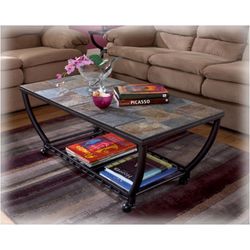 Ashley Antigo Sofa Table & End Table Set