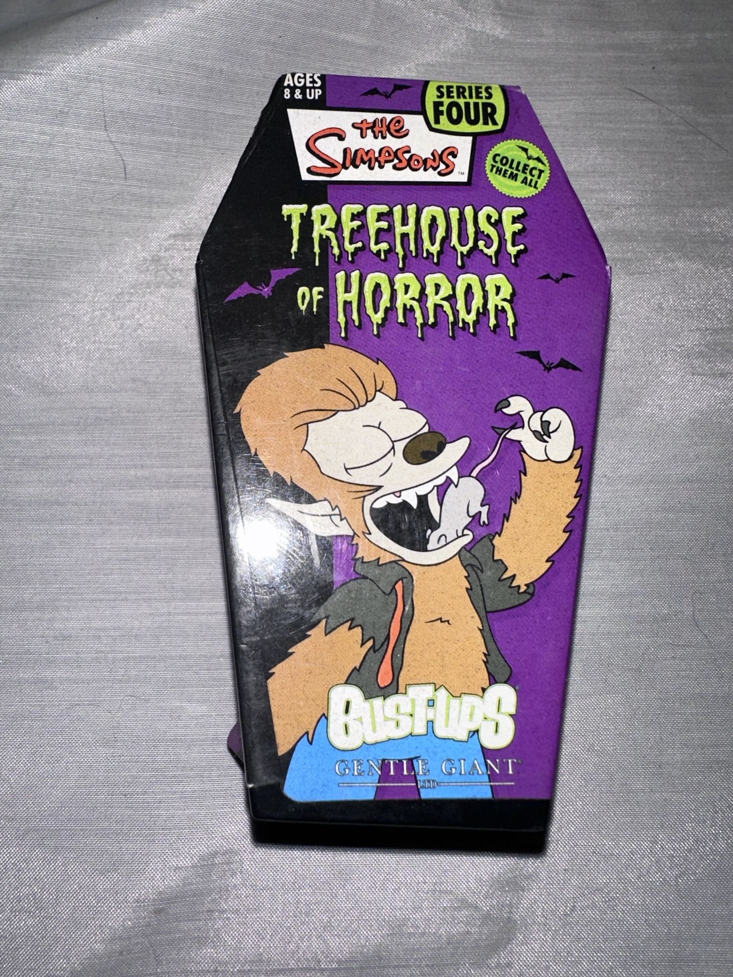 The Simpsons Bust Ups Gentle Giant Series 4 Werewolf Bart Tree House Of Horror