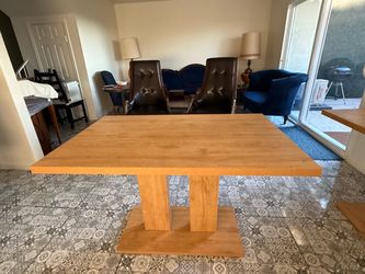 Wood dining table or desk
