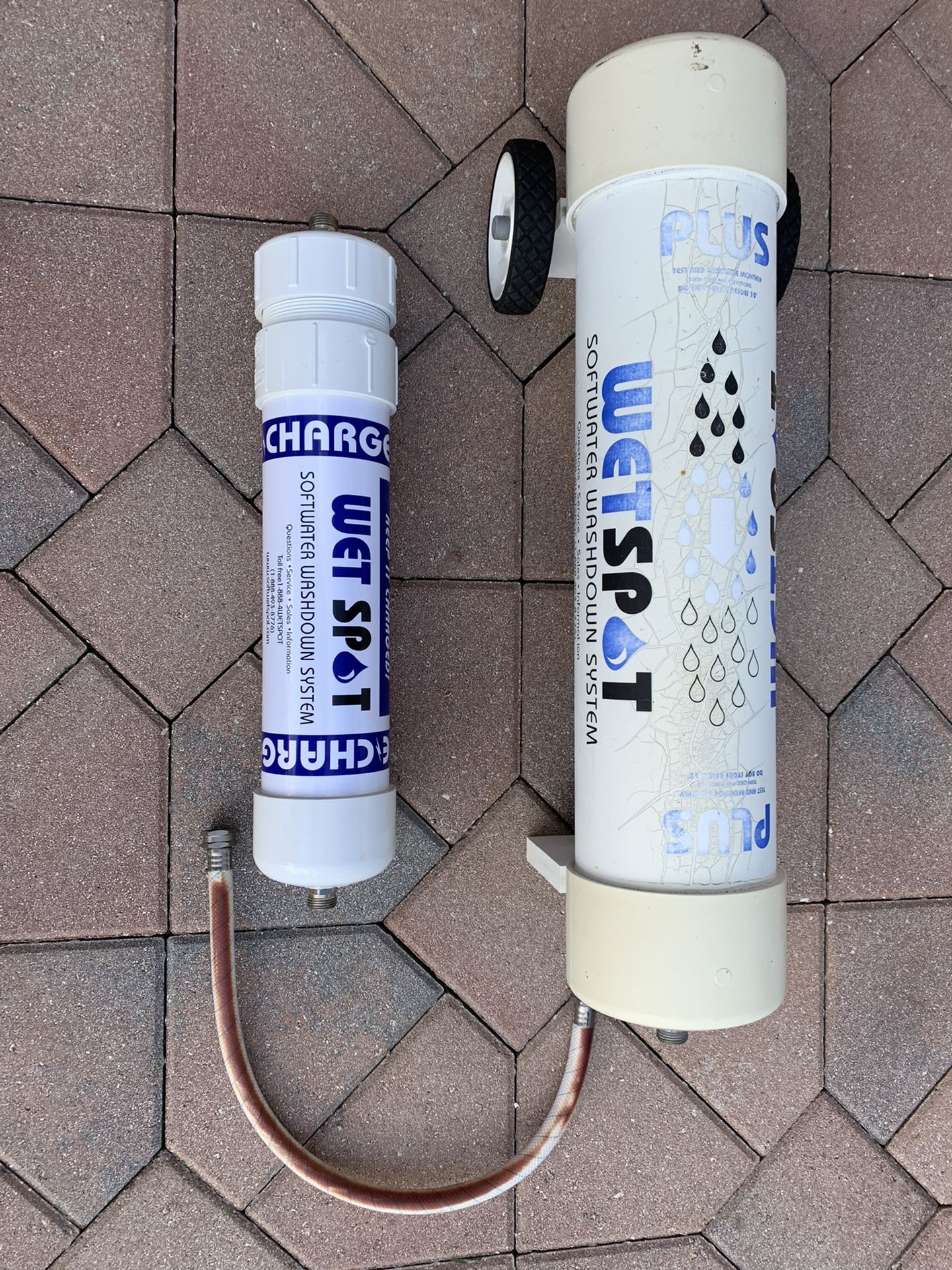 Wet Spot Water Softener / Filter For Marine / Boats (appx. 32” long X 10” High)