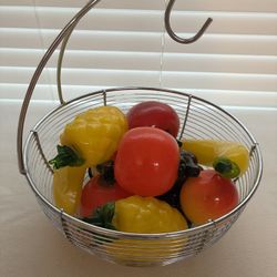 Vintage Murano Style Handblown Glass Fruit
