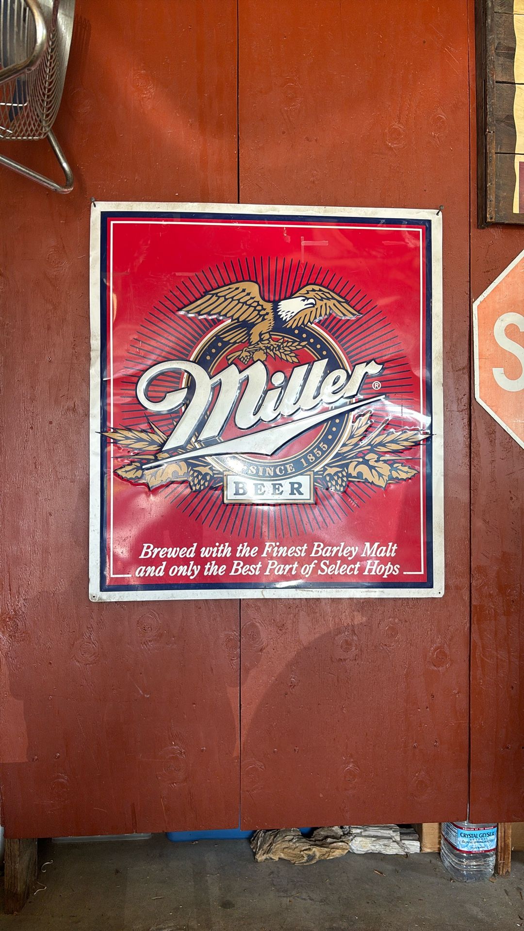Miller Tin Sign.