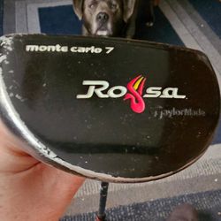 TAYLORMADE ROSSA MONTE CARLO 7 AGSI+ PUTTER STEEL RIGHT HANDED 