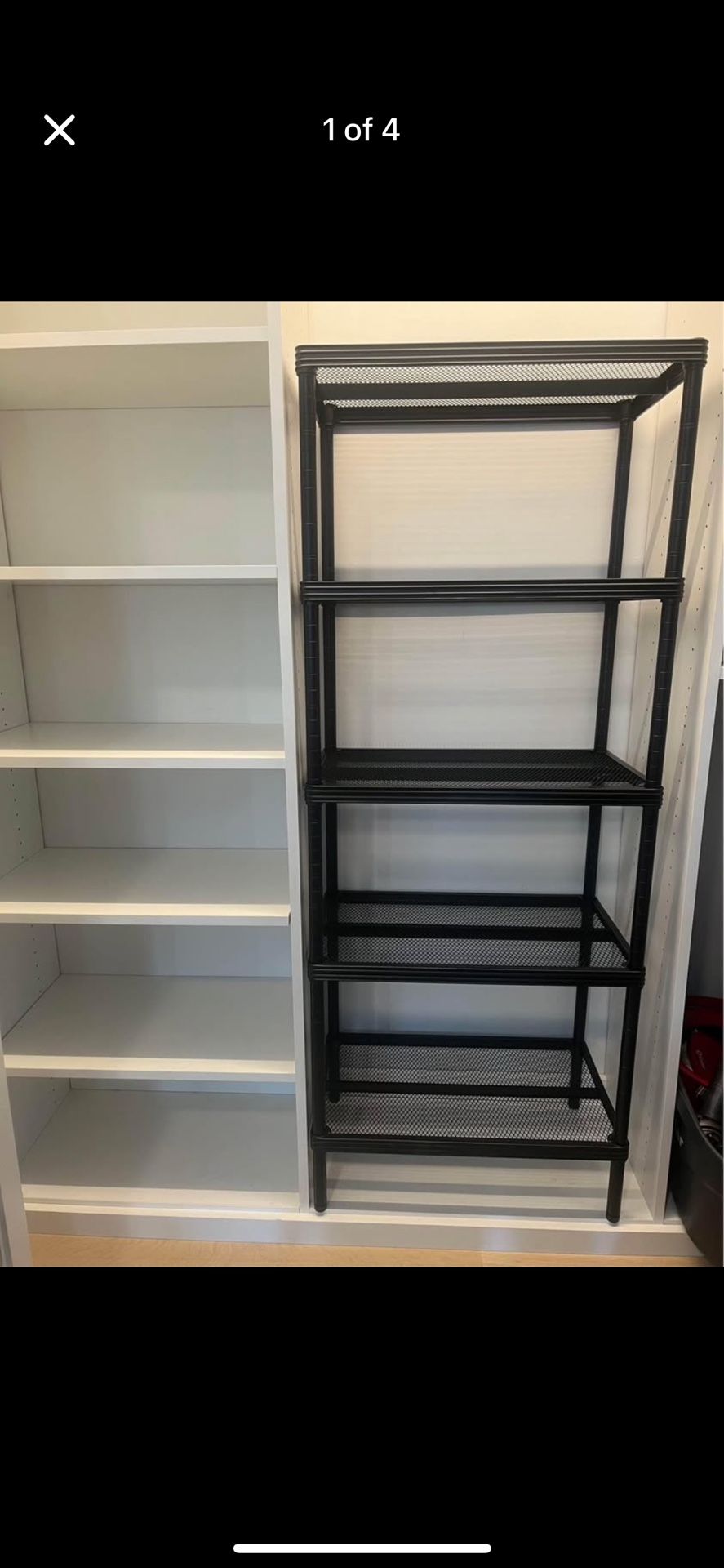 Heavy-Duty 5-Tier Metal Storage Shelving Unit – Adjustable & Sturdy – NYC Pickup