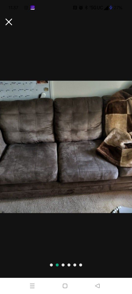 Nice Great Condition Brown Couch