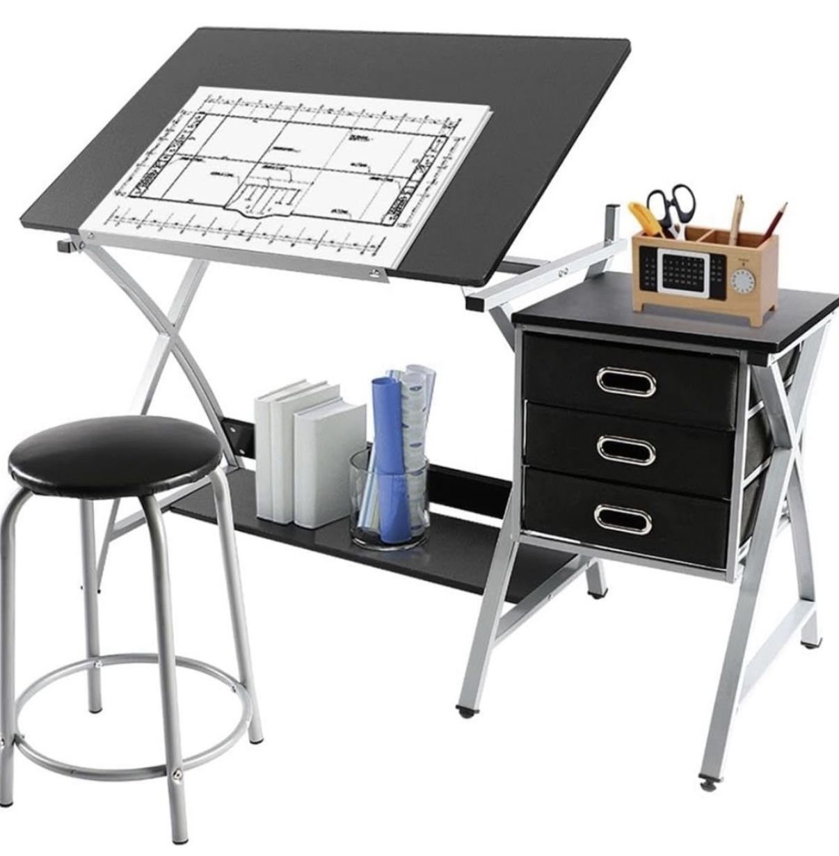 Drafting Desk With Chair 610523