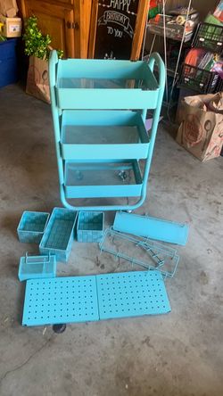 Teal caddy