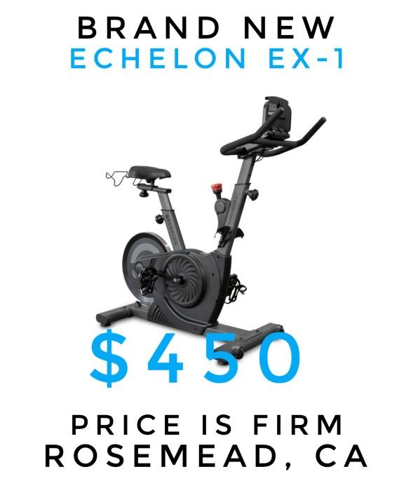 Echelon Connect Sport Ex Indoor Cycling Exercise Bike