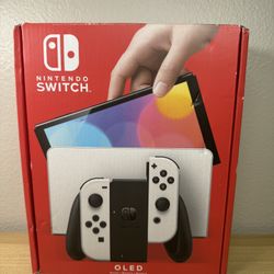 Nintendo Switch OLED Model Handheld Console - 64GB - White
