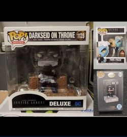 Funko Diecast Batman,  Two Face,  Darkseid 