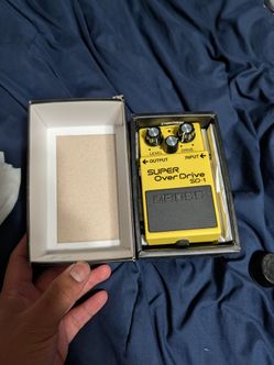 Boss Super Overdrive Pedal
