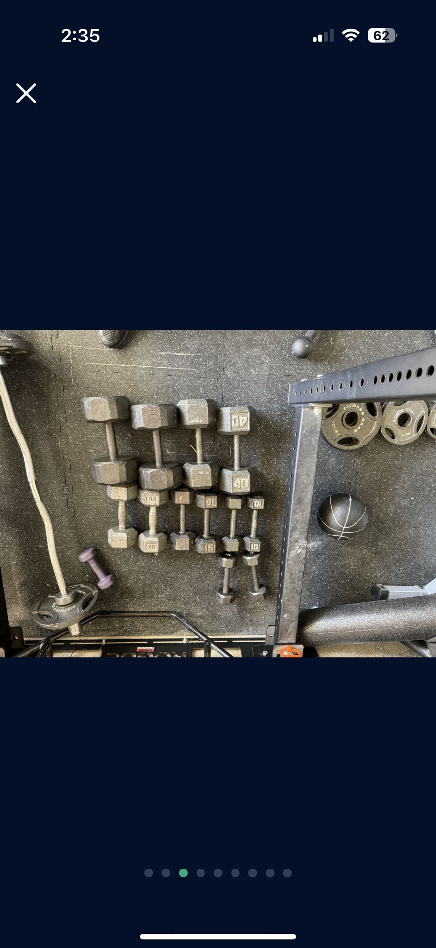 Olympic Plates/Weights And Dumbbells For Sale 509 Plus Pounds