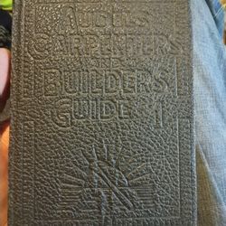 AUDELS CARPENTER AND BUILDERS GUIDE #1&#2 1940S 