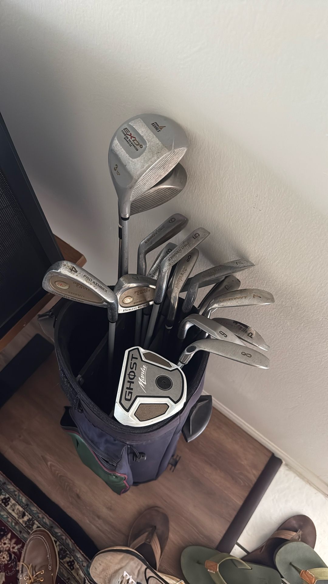 Golf Clubs and Bag