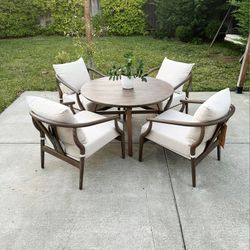 🛋️ New Neuwood Luxury Ming 5-Piece Chat Set Outdoor/ Indoor Patio