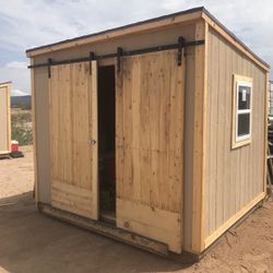Storage Sheds, Mini Home,  Pump House Custom Built Window And Doors  Framed Like A Home 