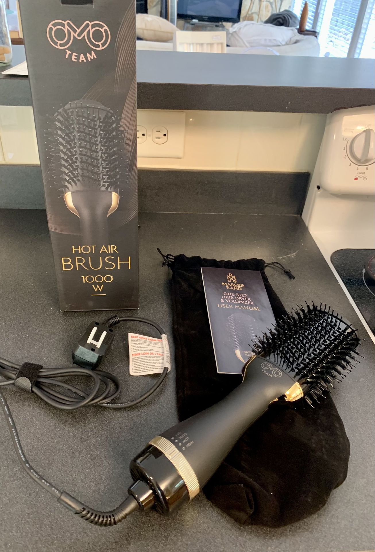 New Hair Ionizer Brush Professional Grade 1000w