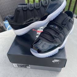 NEW MENS JORDAN 11 RETRO LOW SPACE JAM SIZE 10 SHOES 2024