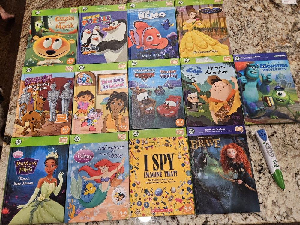 Leap Frog Leap Reader Pen and Books