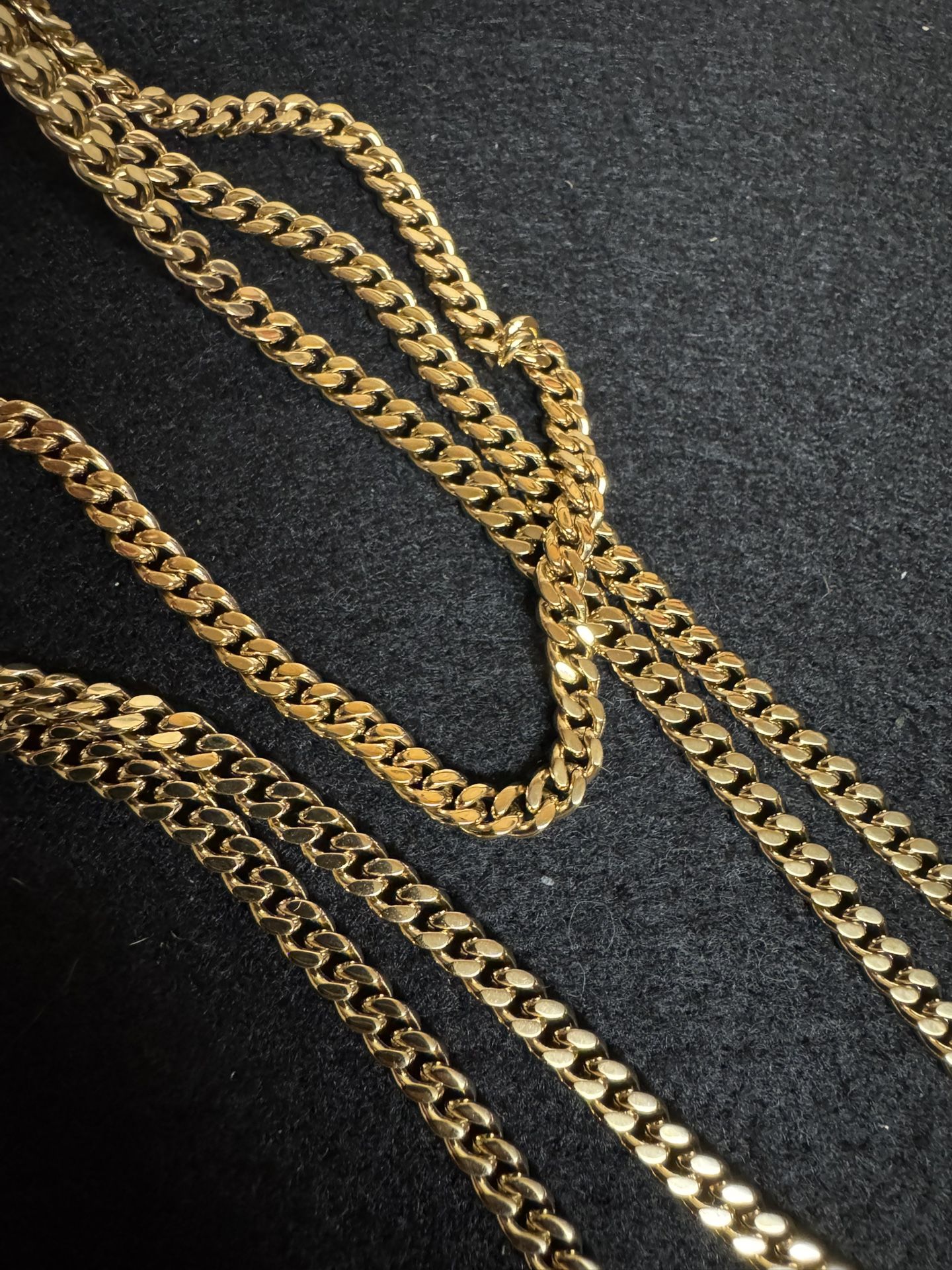 14k Gold Plated Cuban Links