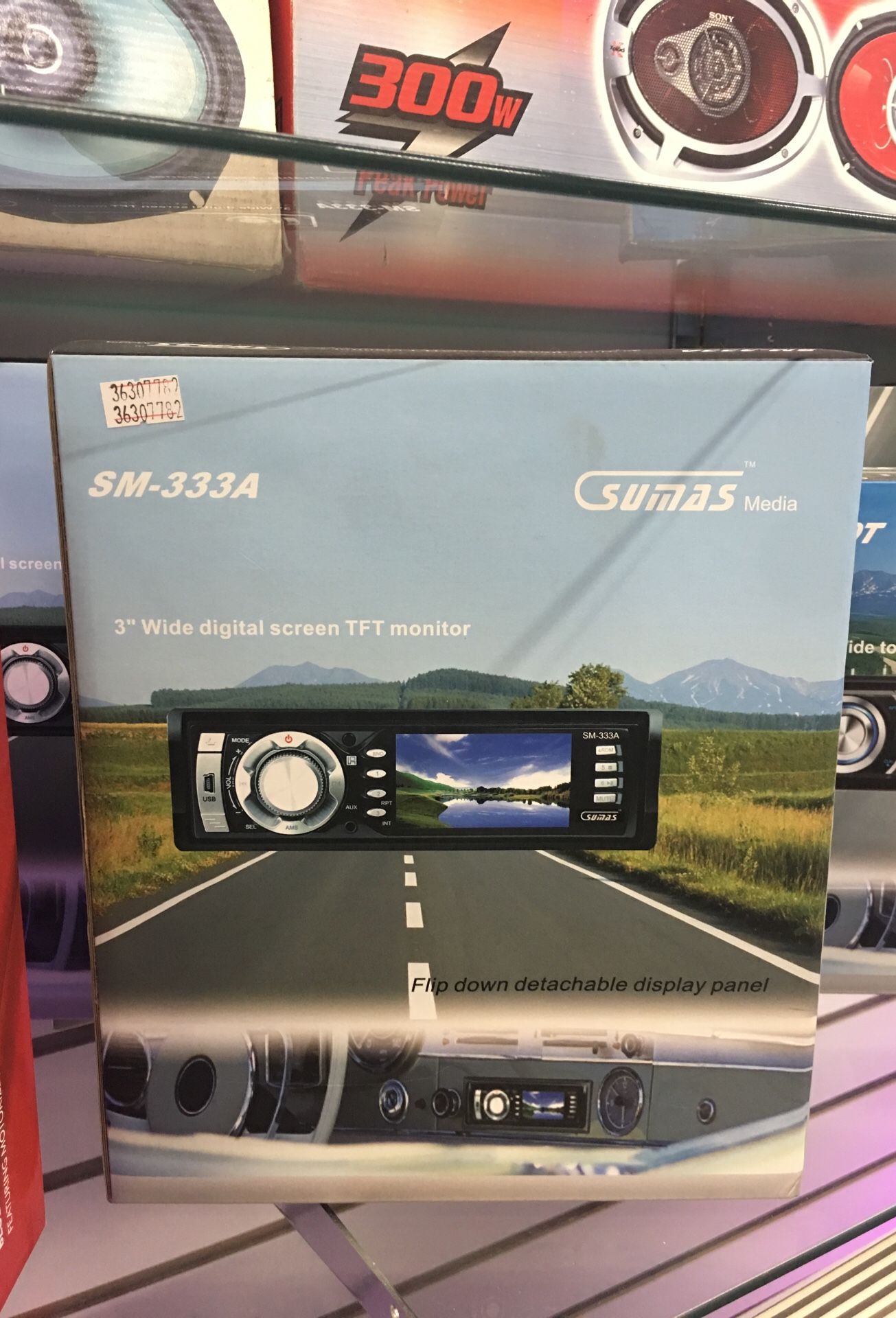 DVD cd usb eq 3” digital screen car radio