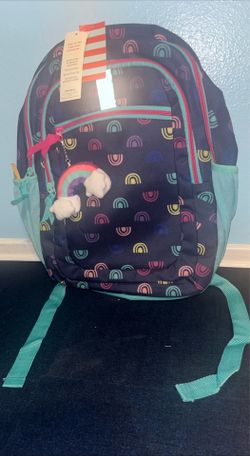 Cat and Jack rainbow backpack
