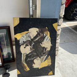 The Beatles Hand painted Original Artwork