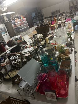 Garage  sale! Rugs, dishes , appliances , shoes, clothes, sea moss, vacuums, decor, patio cushions and much more!
