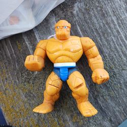 Vintage Marvel Fantastic Four Toy Biz Inc. 1995 The Thing Action Figure